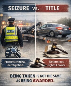 4. Police Powers to Seize Do Not Decide Ownership
