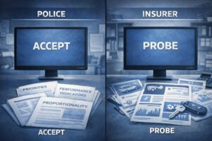 7. Investigation – Insurers vs. Police